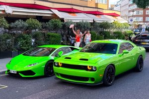 dodge challenger lamborghini verde mantis